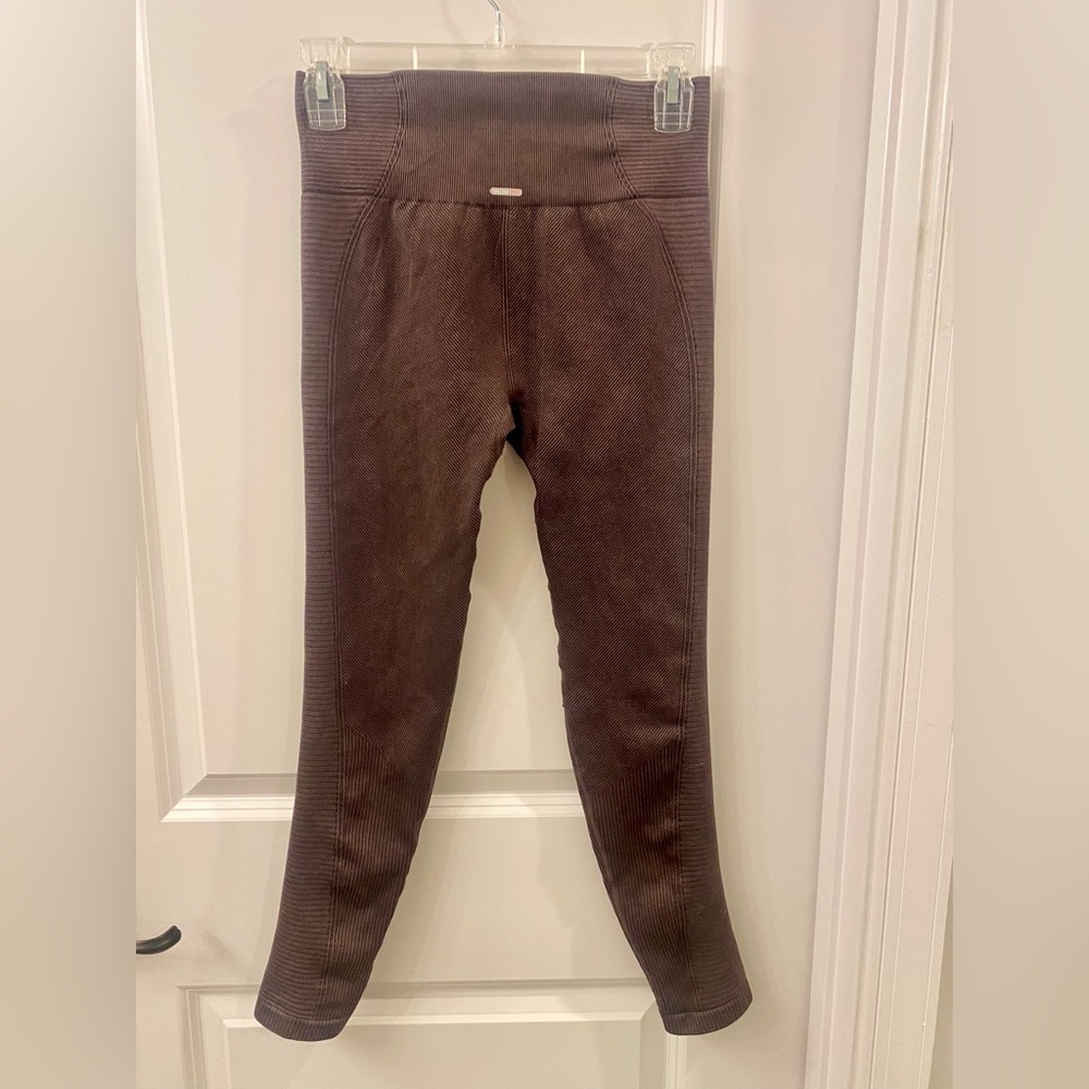 Aerie Chill Play Move Leggings Brown Small - Picture 2 of 5